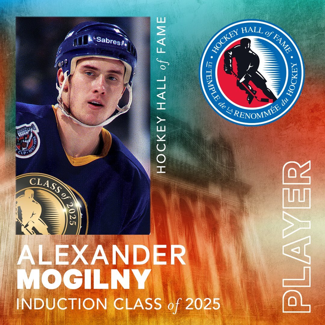 Александр Могильный вошёл в Зал хоккейной славы Александр Могильный вошёл в Зал хоккейной славы